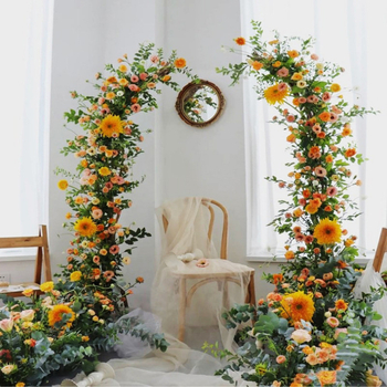 Železný svadobný oblúk pozadie s gestom ruky, Kód produktu 20240123001, Značka Mijiang Commerce and Trade