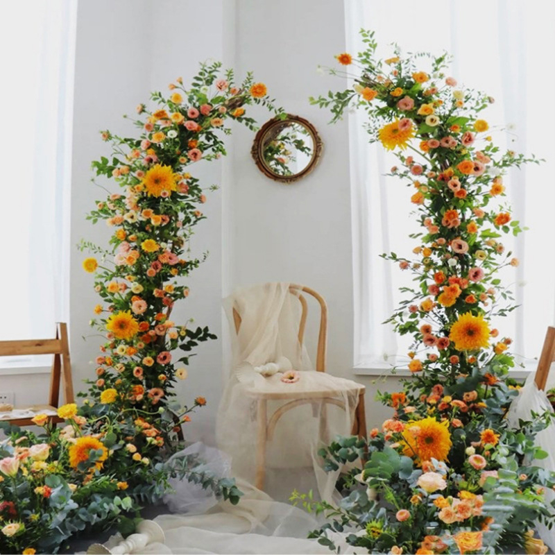 Železný svadobný oblúk pozadie s gestom ruky, Kód produktu 20240123001, Značka Mijiang Commerce and Trade