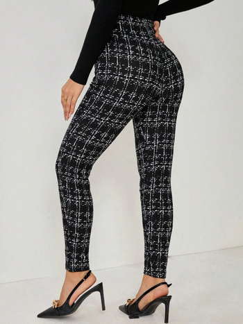 Női magas derékú, egyenes szabású hosszú nadrág, poliészter 95%+, gyűrődésmentes, magas rugalmasság