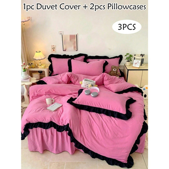 Комплект от три части калъфи за завивка, химическо влакно, дигитален печат, печатна тъкан, модерен минималистичен стил