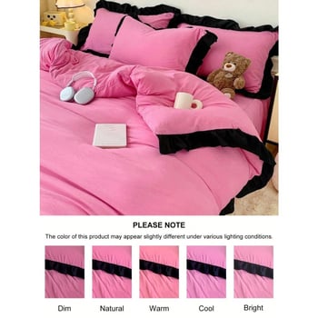 Комплект от три части калъфи за завивка, химическо влакно, дигитален печат, печатна тъкан, модерен минималистичен стил