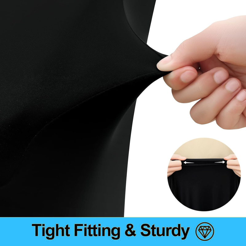 Asztalterítő, téglalap alakú poliészter, csúszásmentes, kopásálló, fodrozott szegéllyel