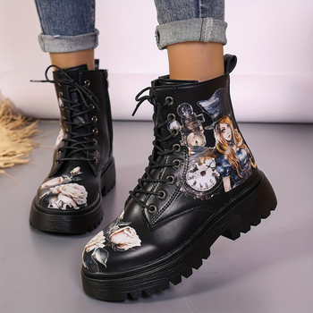 Plátené tenisky so vzorom zvieraťa, vrchný diel z plátna, plastová podrážka, bavlnená podšívka