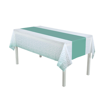 Egyszer használatos PEVA terítő – geometriai minta, téglalap alakú, vízálló, olajálló, csúszásmentes, kopásálló