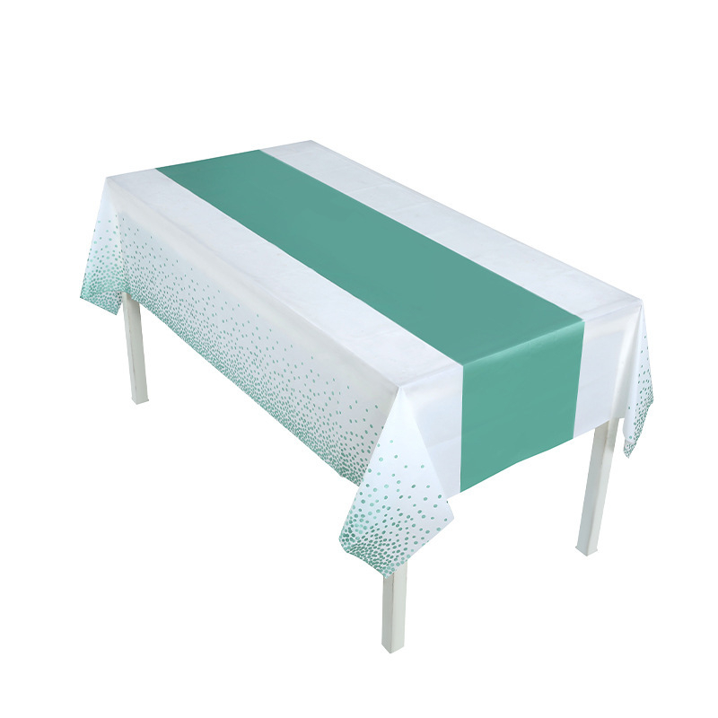 Egyszer használatos PEVA terítő – geometriai minta, téglalap alakú, vízálló, olajálló, csúszásmentes, kopásálló