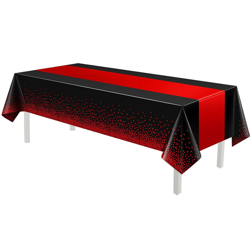 Egyszer használatos PEVA terítő – geometriai minta, téglalap alakú, vízálló, olajálló, csúszásmentes, kopásálló