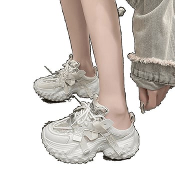 I formos šlepetės, viršutinė dalis iš tinklo, TPR padas, Korėjos stilius, vasara 2024