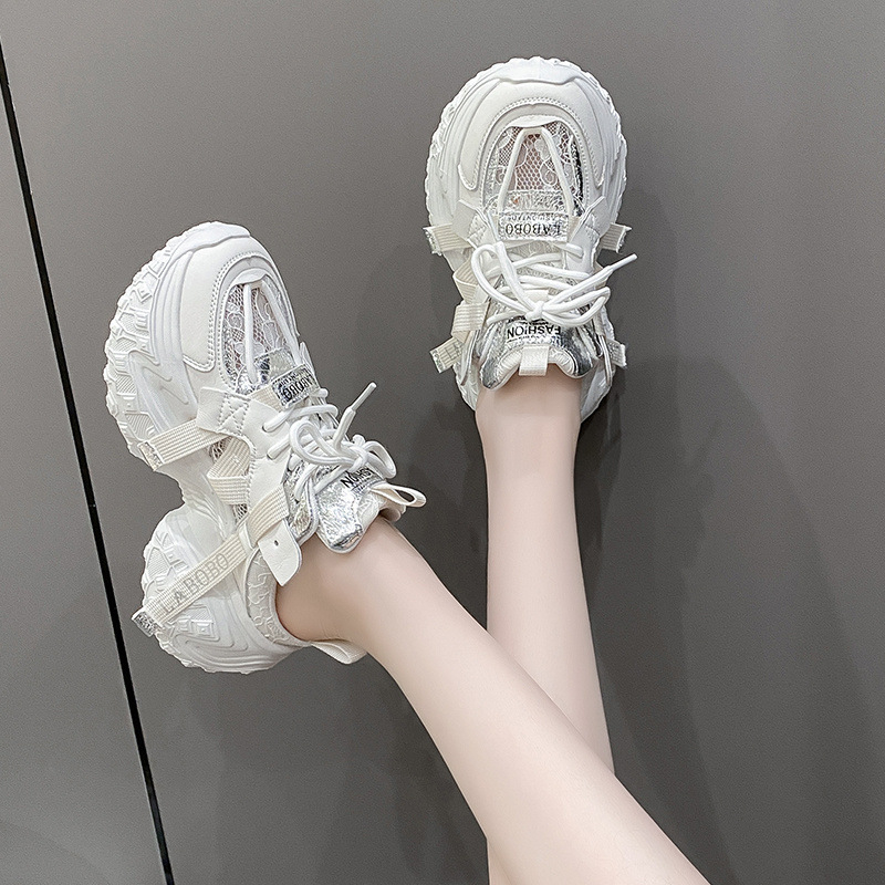 I formos šlepetės, viršutinė dalis iš tinklo, TPR padas, Korėjos stilius, vasara 2024