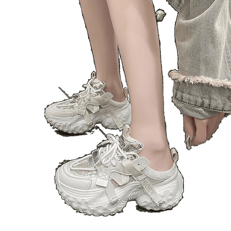 I formos šlepetės, viršutinė dalis iš tinklo, TPR padas, Korėjos stilius, vasara 2024