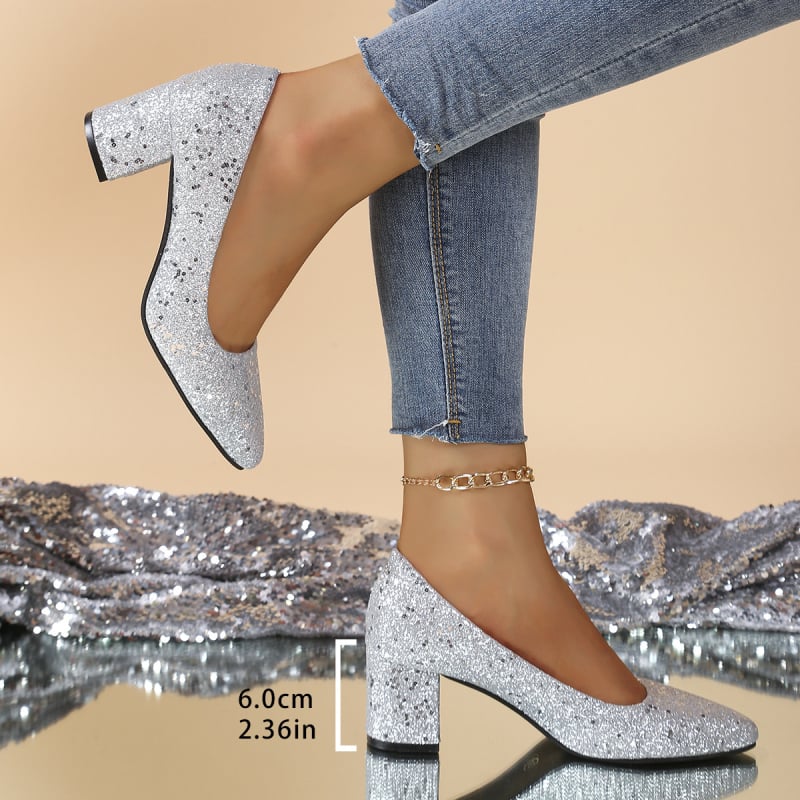 Női Mary Jane cipő hegyes orrú, PU felsőrész, közepes sarok 3-6 cm, gumi talp, slip-on zárás