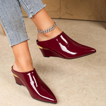 Toe Cap batai, ašus nosis, viršutinė dalis Xishi Velvet, padą: kanapių pynė, 2024 m. pavasaris, sandėlyje, tarptautinis eksportas