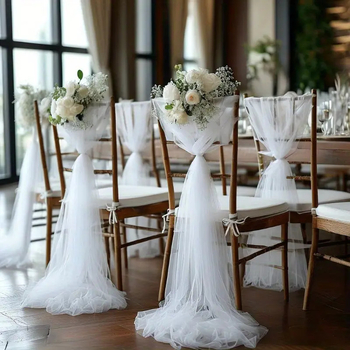 Pozadie – Pletená gauze, 10 kusov, Svadba, Európsky štýl, FZ07, cezhraničný výhradný dodávateľ