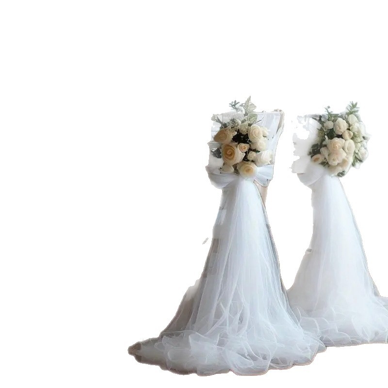 Pozadie – Pletená gauze, 10 kusov, Svadba, Európsky štýl, FZ07, cezhraničný výhradný dodávateľ