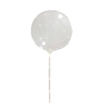 Prozirna LED balončić s crtanim dizajnom, svijetleći, za događaje, veličine 18/20/24 inča