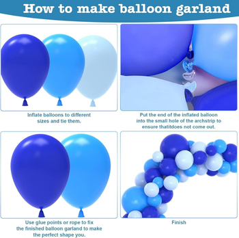 Σετ γαρλάντας μπαλόνια από λατέξ, διακοσμητικά στρογγυλά μπαλόνια, δυνατότητα εκτύπωσης λογότυπου, βάρος 400 g