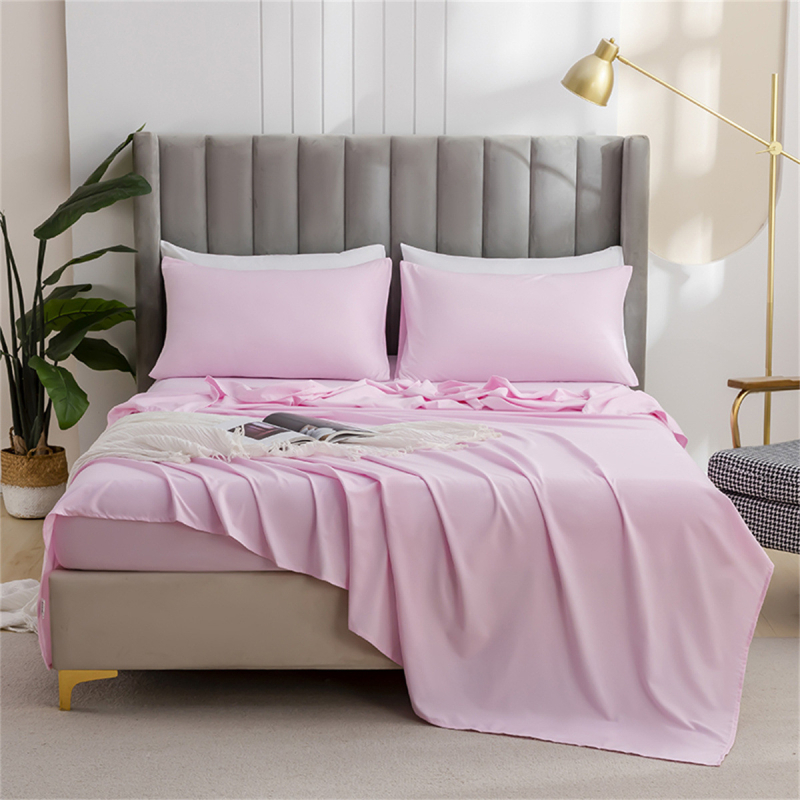 3–4-dielna súprava posteľnej bielizne, chemické vlákno, počesaná tkanina, reaktívne farbenie, moderný minimalistický štýl