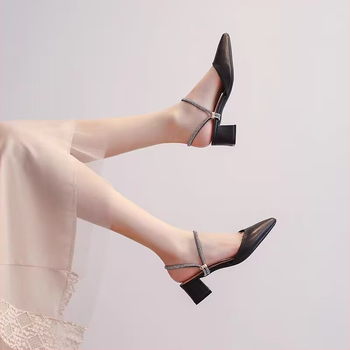 Moterims PU odiniai slip-on loaferiai – dviguba nauda: smailus nosis, Minkšta gumos padas, be pamušalo, korejiečių stilius, vasara 2025