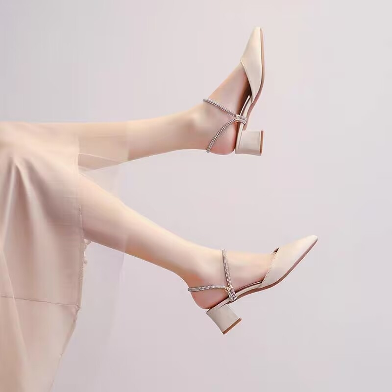 Moterims PU odiniai slip-on loaferiai – dviguba nauda: smailus nosis, Minkšta gumos padas, be pamušalo, korejiečių stilius, vasara 2025