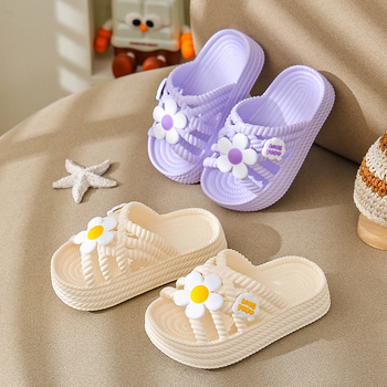 Sandale de vară pentru copii, EVA, imprimeu floral, talpă EVA, stil prințesă, pentru vârsta 4–6 ani