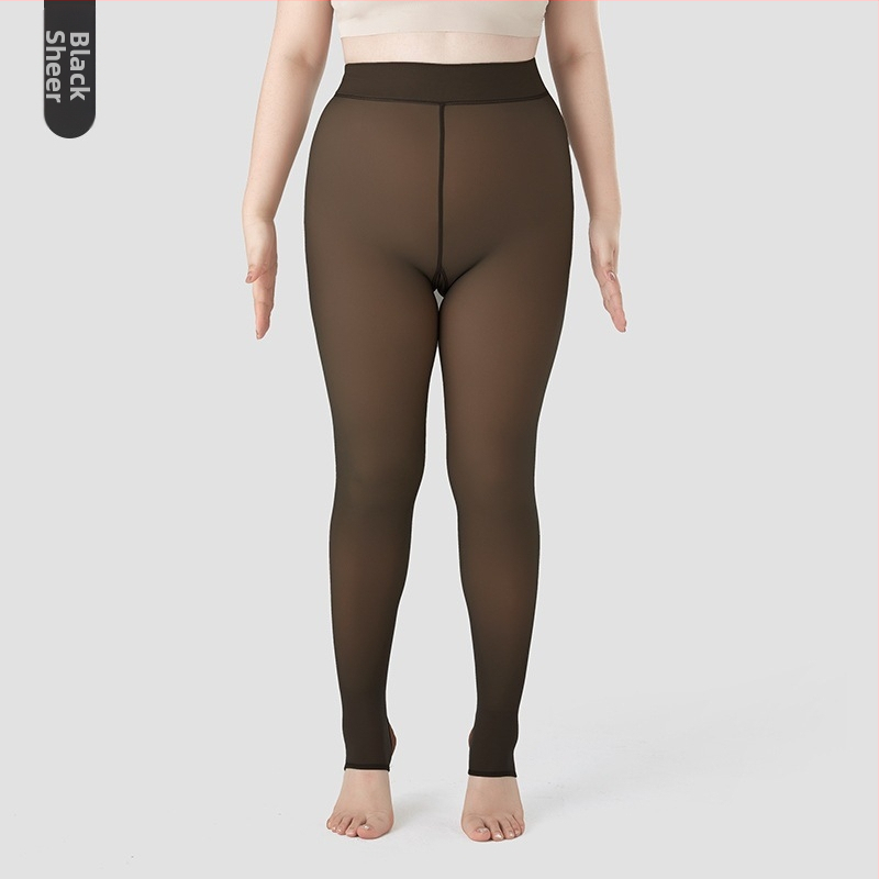 Nailoninės pėdkelnės, vienos spalvos, storinančios, viso ilgio