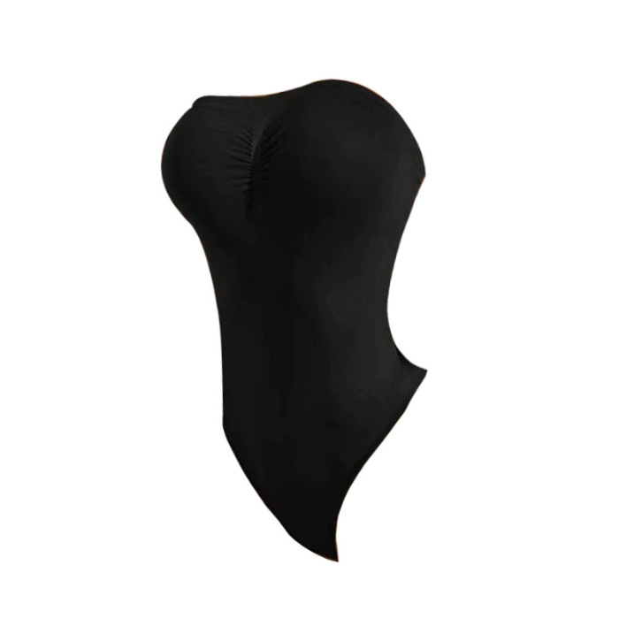 A-линия боди рокля с открит гръб и свалящи презрамки – полиестер, съдържание на влакна 30-50%, Есен 2024