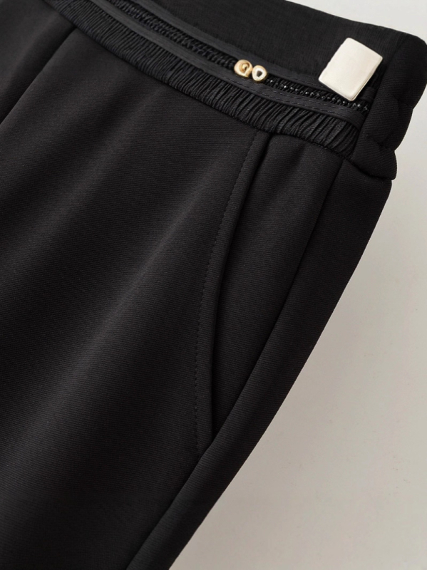 Dámske dlhé nohavice voľného strihu (polyester 95%+, voľný strih, ľahká elasticita, dlhé)