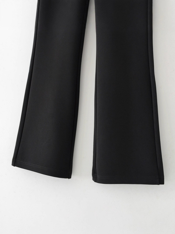 Dámske dlhé nohavice voľného strihu (polyester 95%+, voľný strih, ľahká elasticita, dlhé)