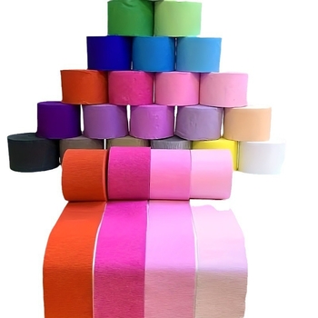 Girlanda z plisovanými strapcami z papiera pre svadby, sviatky a domovú výzdobu (Materiál: Papier; Typ materiálu: stuha; Kategória: rekvizit na výzdobu priestoru)