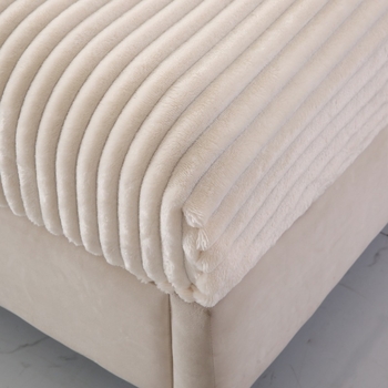 Milk Velvet Κάλυμμα κρεβατιού - Μοντέρνο μινιμαλιστικό στυλ, Απλό μοτίβο, Βάρος κάτω από 300 g