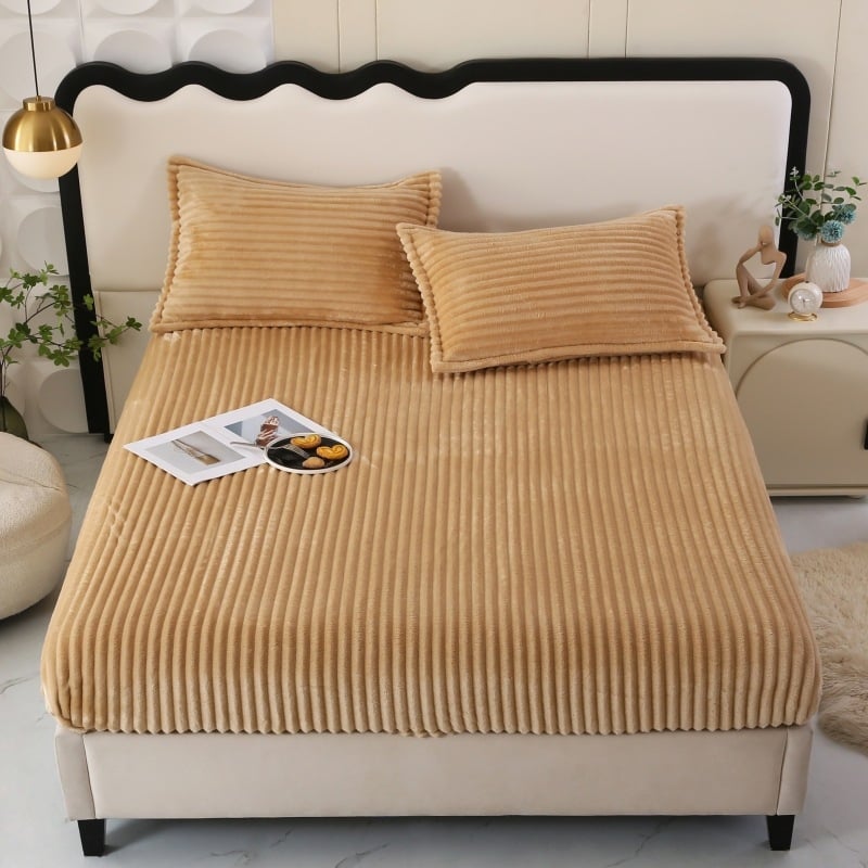 Milk Velvet Κάλυμμα κρεβατιού - Μοντέρνο μινιμαλιστικό στυλ, Απλό μοτίβο, Βάρος κάτω από 300 g