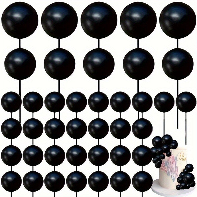 40 bucăți baloane mini din spumă pentru decorul prăjiturii – DIY nuntă, aniversare, baby shower și petrecere de ziua de naștere