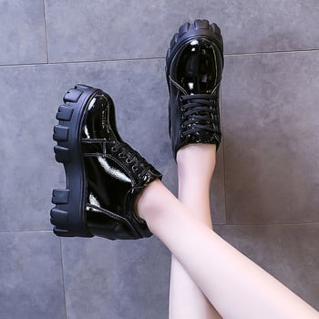 Pantofi cu toc ascuns pentru femei, stil minimalist, partea superioară PU, vârf rotund, înălțimea tocului peste 8 cm, talpă din spumă