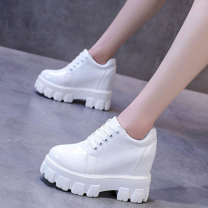 Pantofi cu toc ascuns pentru femei, stil minimalist, partea superioară PU, vârf rotund, înălțimea tocului peste 8 cm, talpă din spumă