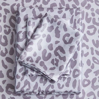 Seleni Četverodijelni Set Posteljine s Geometrijskim Uzorkom, Reaktivni Ispis na Kemijska Vlakna, Težina 1000–1500 g