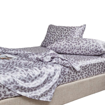 Seleni Četverodijelni Set Posteljine s Geometrijskim Uzorkom, Reaktivni Ispis na Kemijska Vlakna, Težina 1000–1500 g