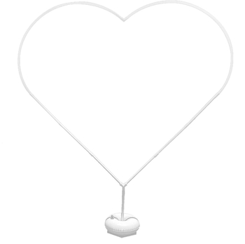 Stojan na balóny srdcového tvaru pre svadbu – plast (Balenie: kartón; Značka: Happy; Použitie: svadba; Štýl: usporiadanie miesta)