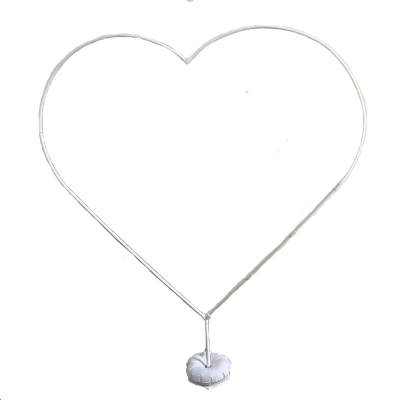 Stojan na balóny srdcového tvaru pre svadbu – plast (Balenie: kartón; Značka: Happy; Použitie: svadba; Štýl: usporiadanie miesta)