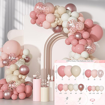 Set baloane latex decorative, rotunde, fără logo, potrivit pentru zile de naștere și nunți