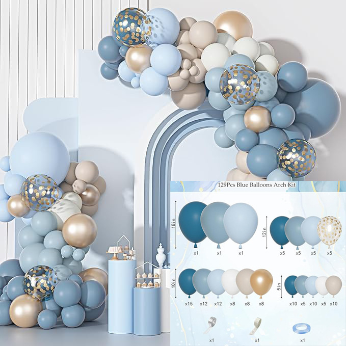 Set baloane latex decorative, rotunde, fără logo, potrivit pentru zile de naștere și nunți