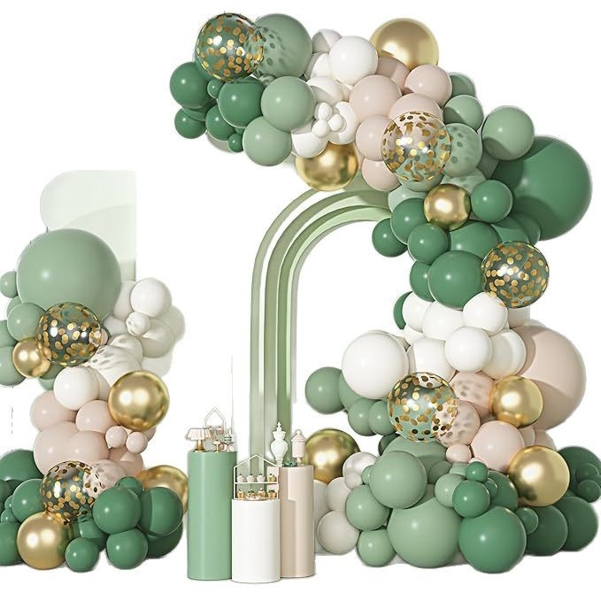 Set baloane latex decorative, rotunde, fără logo, potrivit pentru zile de naștere și nunți