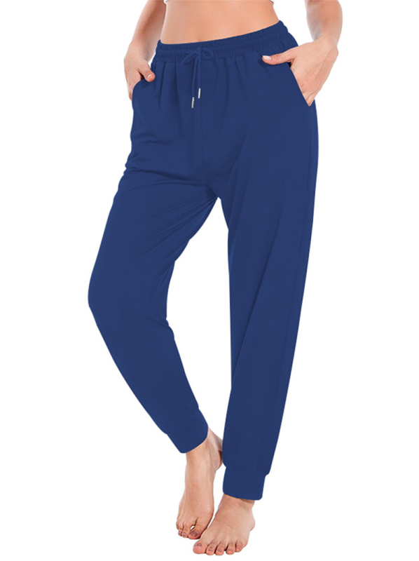 Dámske cropped nohavice casual, s vysokým pásom a voľným strihom, z látky Milk Silk (90–95% polyester, <30% elastan), brúsený povrch, elastický pás.