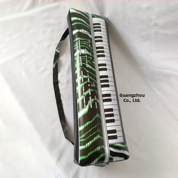 Nafukovacia PVC elektronická klávesová hračka, vhodná pre chlapcov aj dievčatá vo veku 7–14 rokov, balenie OPP