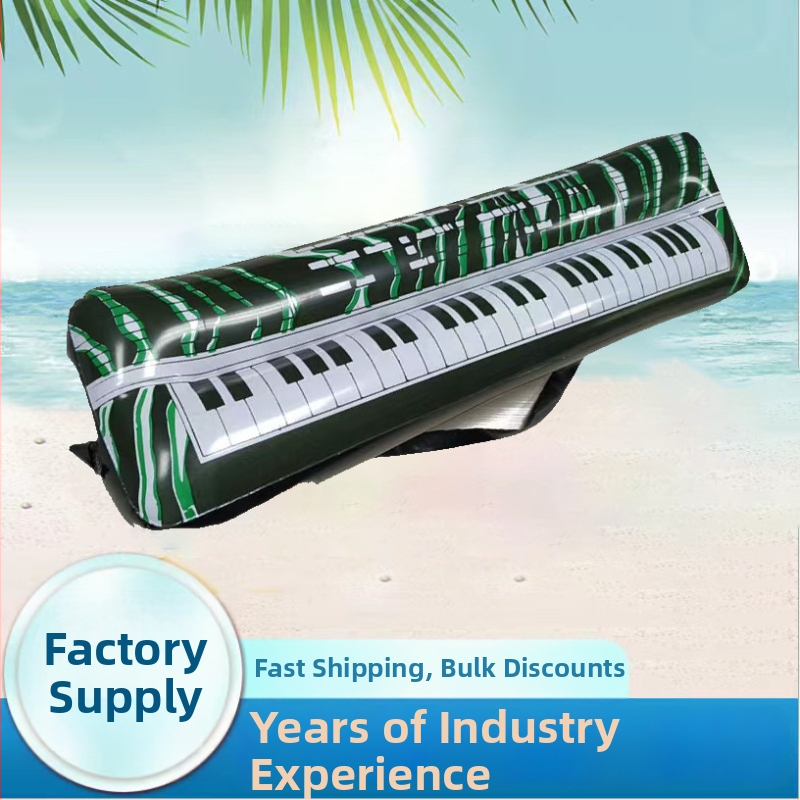 Nafukovacia PVC elektronická klávesová hračka, vhodná pre chlapcov aj dievčatá vo veku 7–14 rokov, balenie OPP