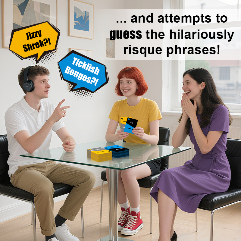 Társasjáték-kártyák - interaktív családi élmény (Anyag: papír és műanyag; Korcsoportok: 7–14 és 15–35; Funkciók: interaktív, szülő-gyermek interakció; Fejlődés: érzelmi, látási, kognitív fejlődés, kéz-szem koordináció)