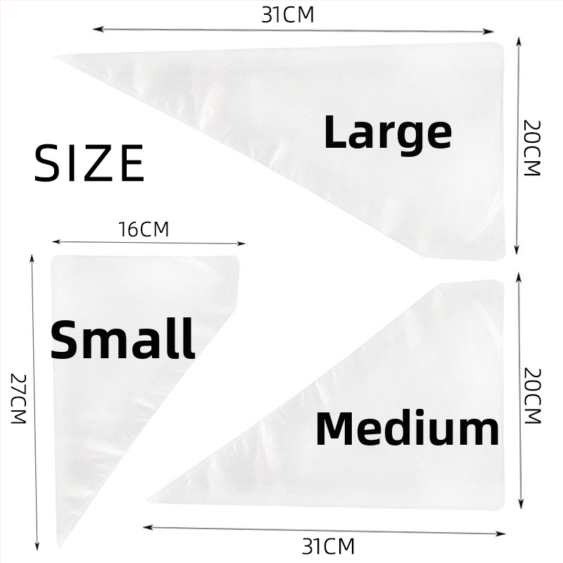 Xinda vienkartinis kremų dekoravimo maišelis, ekologiška PO medžiaga