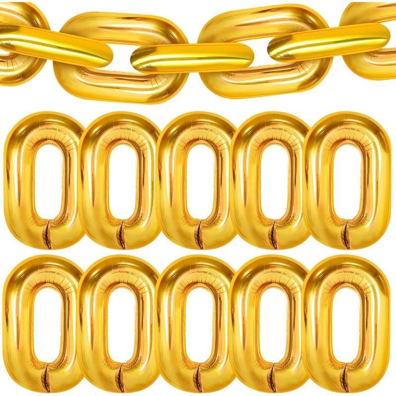 2025 Nova srcolika balonska vijenca, 16 inča, metalno plava, veliki lanac