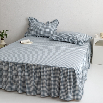 Wallen βαμβακερό κάλυμμα κρεβατιού, ύφανση με βαμμένα νήματα, αντίδραση βαφής, μοτίβο 14863995