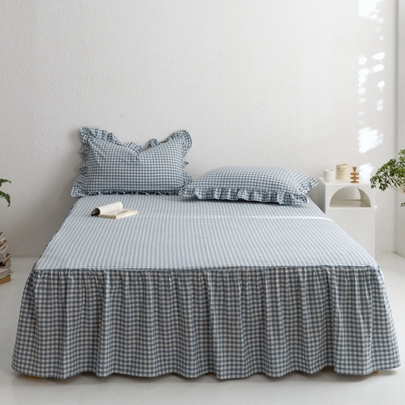 Wallen βαμβακερό κάλυμμα κρεβατιού, ύφανση με βαμμένα νήματα, αντίδραση βαφής, μοτίβο 14863995