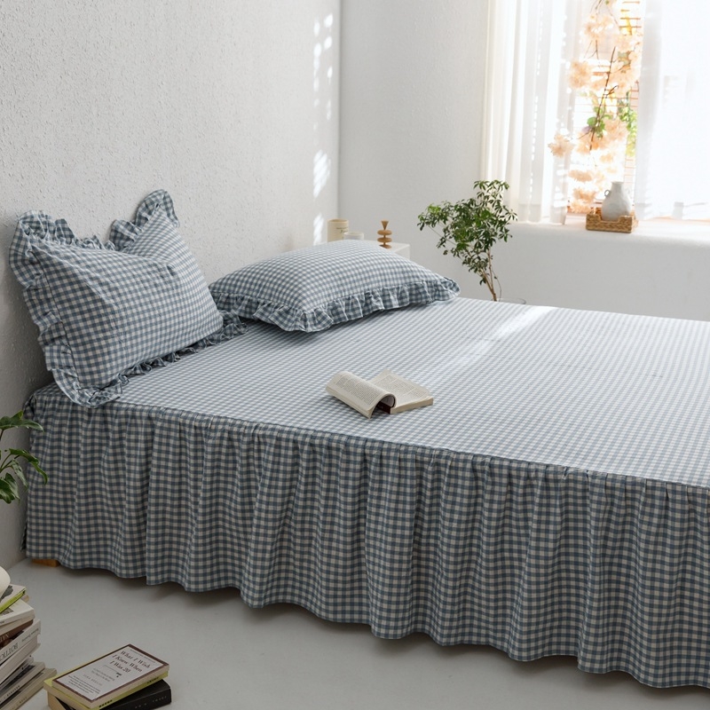 Wallen βαμβακερό κάλυμμα κρεβατιού, ύφανση με βαμμένα νήματα, αντίδραση βαφής, μοτίβο 14863995