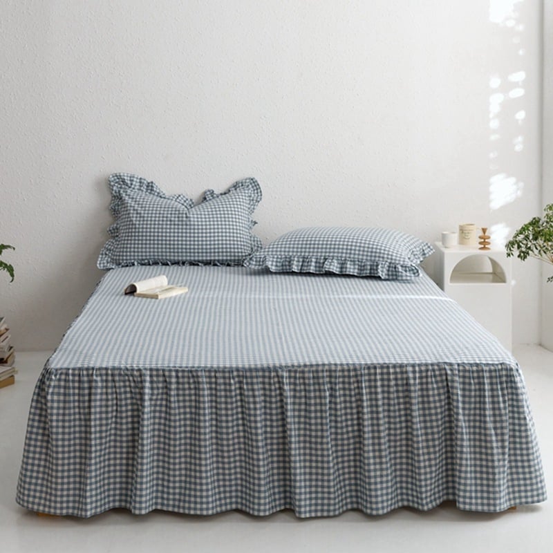 Wallen βαμβακερό κάλυμμα κρεβατιού, ύφανση με βαμμένα νήματα, αντίδραση βαφής, μοτίβο 14863995